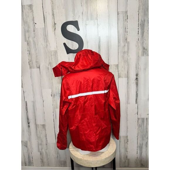 Red rain jacket size small - Picture 3 of 6